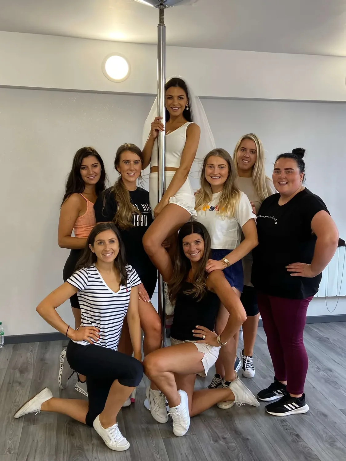 Pole Dancing hen party dance class in Nottingham